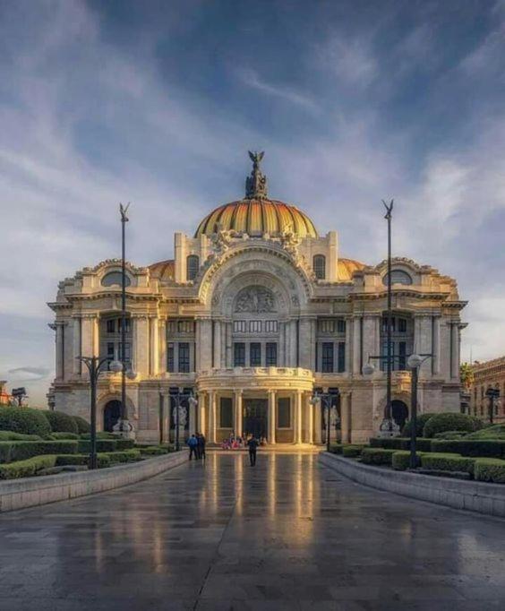 Modern Studio, Rooftop Charm, Cdmx Center2 Cidade do México Exterior foto