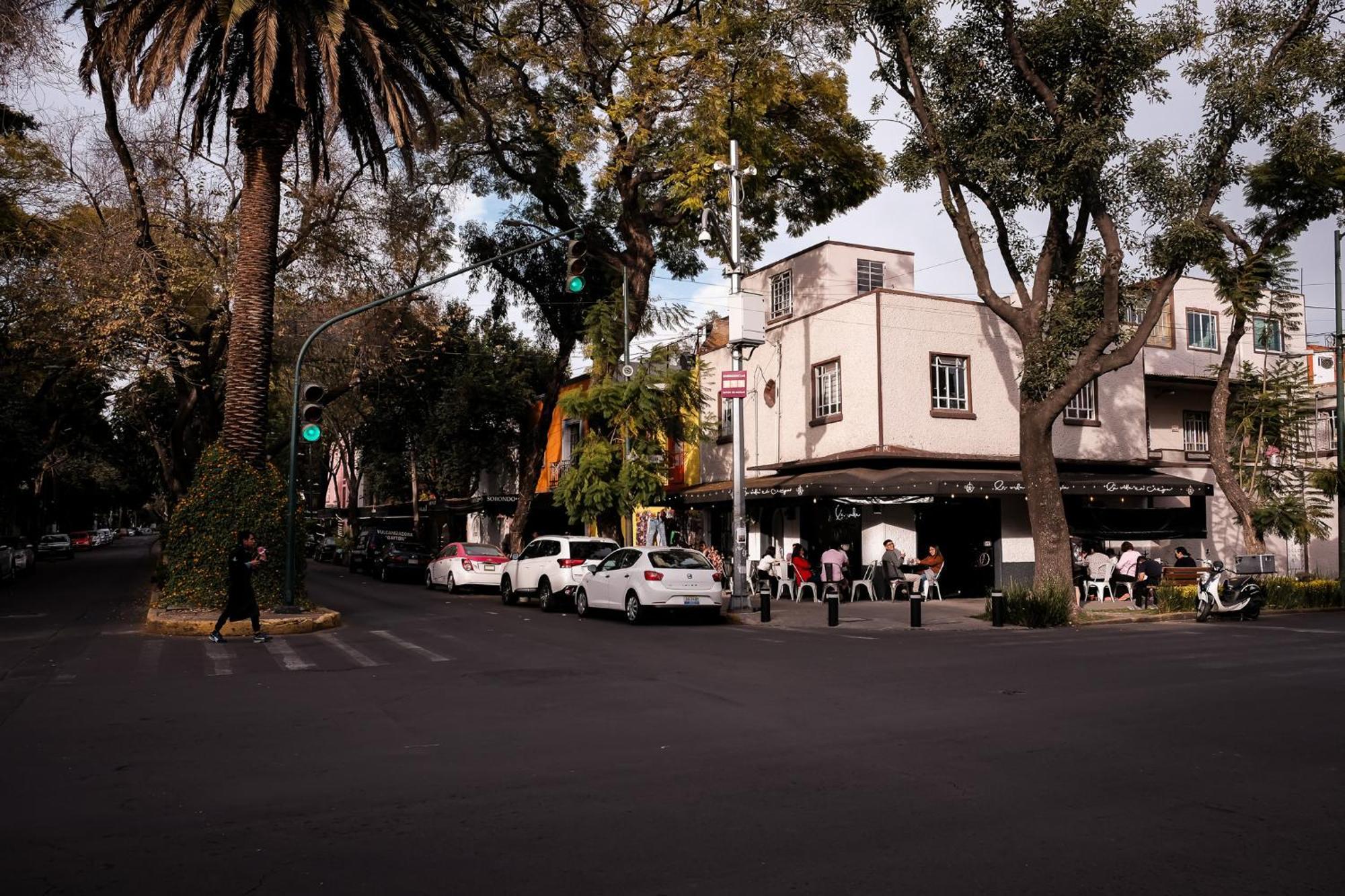 Modern Studio, Rooftop Charm, Cdmx Center2 Cidade do México Exterior foto