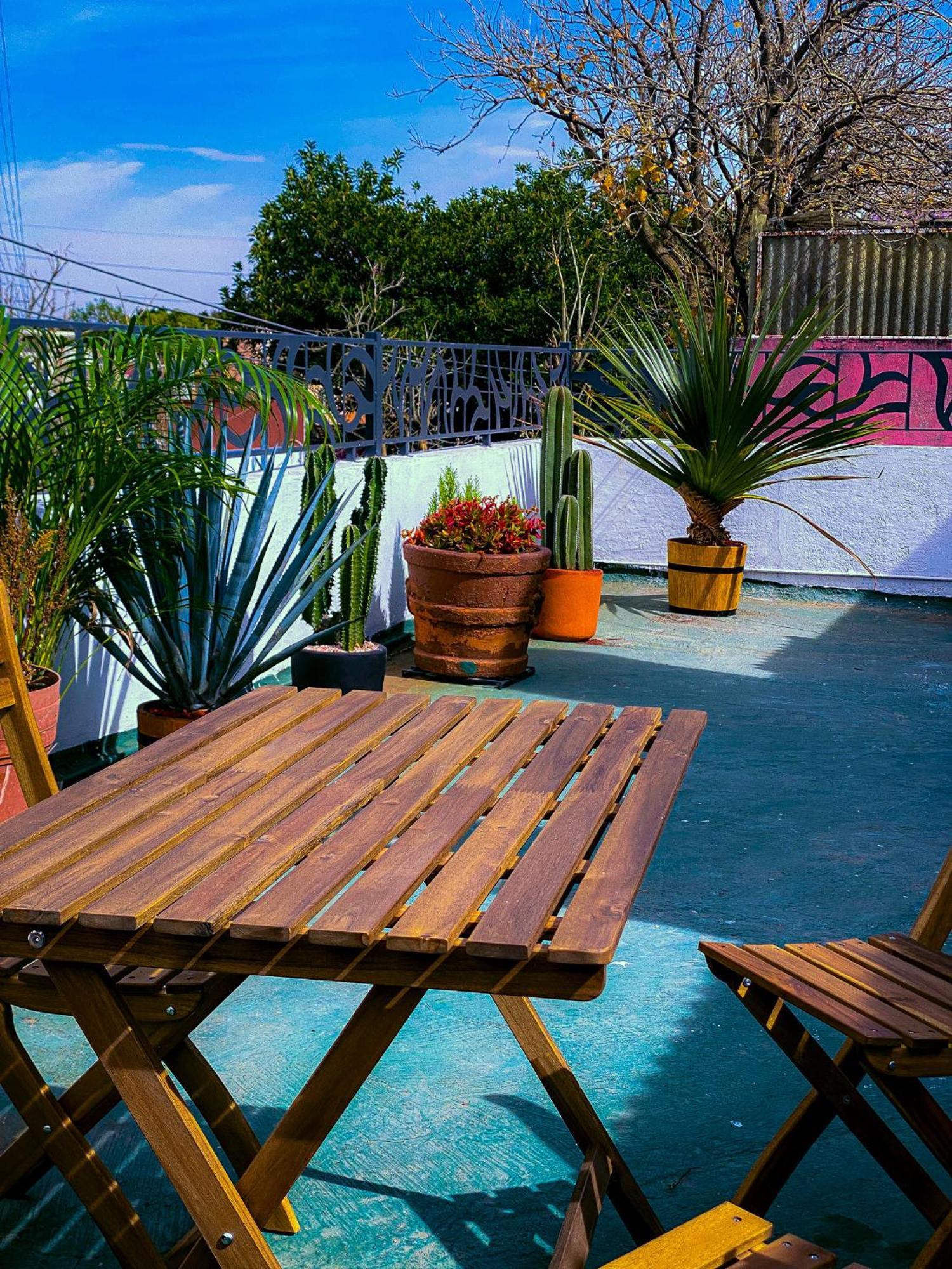 Modern Studio, Rooftop Charm, Cdmx Center2 Cidade do México Exterior foto